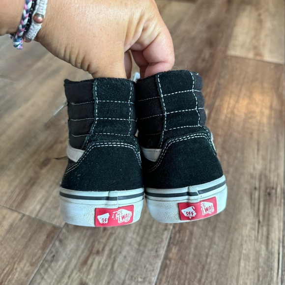Vans SK8 hi black suede high top sneakers youth size 4 - Picture 5 of 12